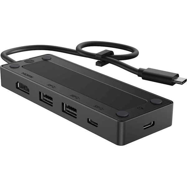 HP Travel Hub G3 5v1 USB-C rozbočovač čierny - USB huby - Hlavný obrázok