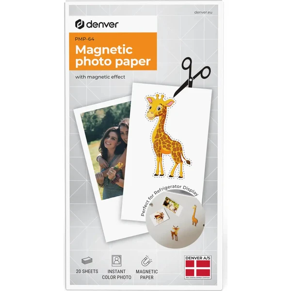Denver PMP-64 magnetický fotopapier 20ks - Fotopapiere - Hlavný obrázok