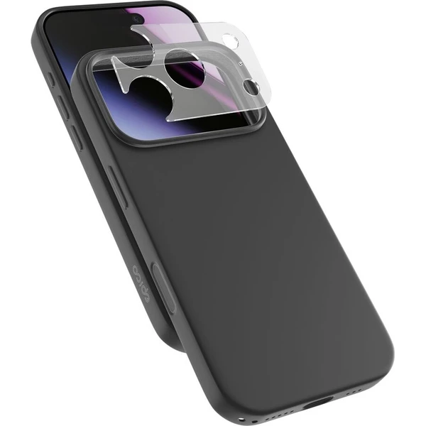 Epico Silicone Pro Mag+ MagSafe/Qi2 silikonový kryt iPhone 17 Pro Max/18 Pro Max černý - Puzdra - Hlavný obrázok