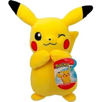 Jazwares plyšák Pokémon - Winking Pikachu 20 cm - Plyšové hračky