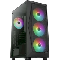 Aerocool Falcon V2 Midi-Tower čierna - Počítačové skrine