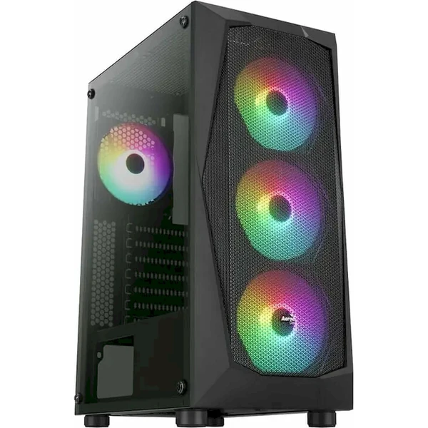 Aerocool Falcon V2 Midi-Tower čierna - Počítačové skrine - Hlavný obrázok