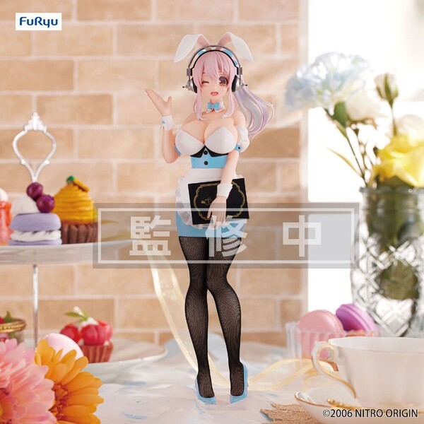 Figúrka Furyu BiCute Bunnies Super Sonico - Čašníčka (svetlomodrá farba) 28 cm - Figúrky - Obrázok d_305705a6de0e4c55a069bd036b3b281c