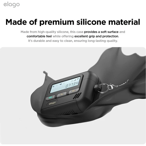 ELAGO Pager puzdro Airpods 4 čierne - Puzdra - Obrázok d_307d8de135cc47168584db3a0e53465a