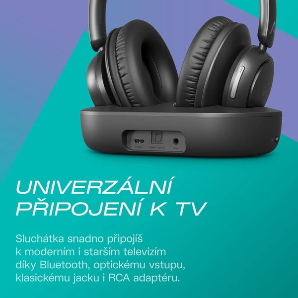 LAMAX Cinetune1 TV náhlavné slúchadlá čierne - Slúchadlá - Obrázok d_30b84cc420694064b6f981a5fbcf672d