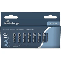 MediaRange Premium alkalické batérie Mignon AA 1,5V 10 ks - Batérie
