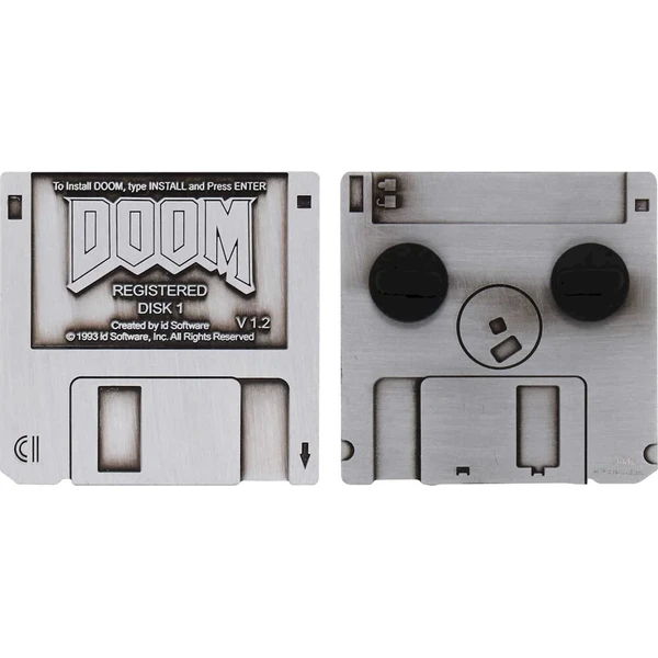 Fanattik odznak Doom - Floppy Disk Limitovaná edícia - Odznaky - Obrázok d_30cc501f87fd4161bc506e81ab192e37