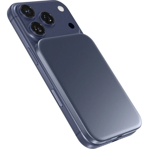 iWant by Epico UltraPack Slim 3000mAh hliníková Mag+ bezdrôtová powerbanka tmavomodrá - Powerbanky - Hlavný obrázok