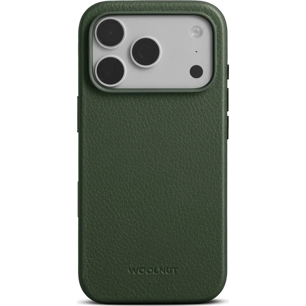 Woolnut MagSafe kožený kryt iPhone 18 Pro tmavě zelený - Puzdra - Obrázok d_3173825ae76d4a428a3d91ed5628d1b5