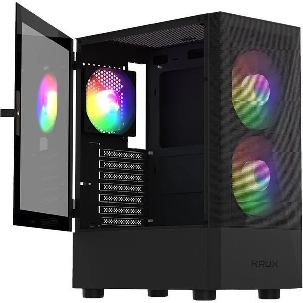 Krux Vako RGB ATX skriňa čierna - Počítačové skrine - Obrázok d_31856a2351214abd80051c8ce6bff794