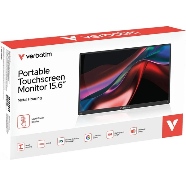 Verbatim PMT-15-FHD prenosný dotykový monitor 15,6" - Monitory - Obrázok d_31a810082f774b03a8f9b7bd6f637908