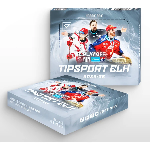 Hokejové karty SportZoo Tipsport ELH 2025/26 Play Off Hobby box - Hokejové karty - Hlavný obrázok