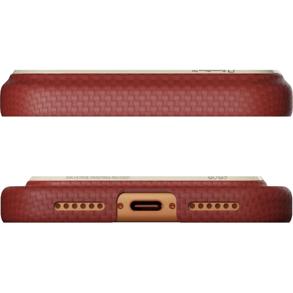 Pitaka Edge Case Ink Horse MagSafe kryt iPhone 17 Pro Max Cinnabar - Puzdra - Obrázok d_3273de73fc914daebb3dbf371abf492e
