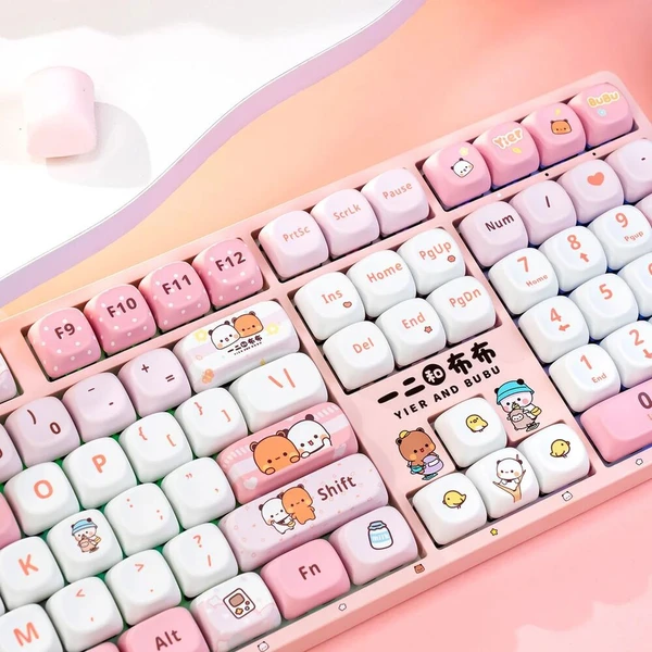 Akko x Dudu a Bubu 5108B Plus Akko Piano Pro V3 (US) ružová - Klávesnice - Obrázok d_334ee65a3b7b47e882320a43c7005769