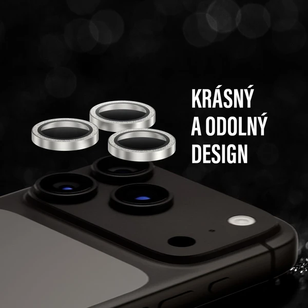 PanzerGlass Hoops ochranné kroužky Apple iPhone 18 Pro/Pro Max třpytivě stříbrné - Ochranné fólie a sklo - Obrázok d_335b76bbcb154c9f85d9f728187484b6