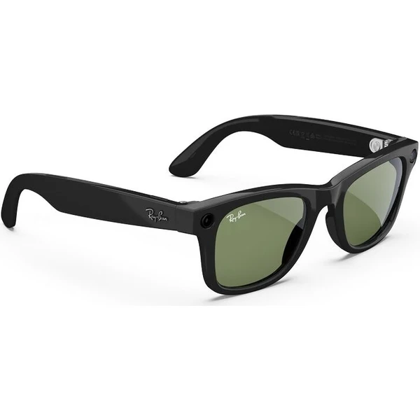 Meta RAY-BAN Wayfarer Gen2 (Štandardné) smart lesklé okuliare (tmavozelené sklá G15) čierne - AR okuliare - Obrázok d_3361ba1c6aec4c54956e52400d0652f2