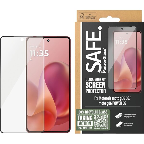 PanzerGlass® SAFE Ultra-Wide Fit sklo Motorola Moto G86 5G/G86 Power 5G - Ochranné fólie a sklo - Obrázok d_33b877a614624cecb3cf5f18c7370adb