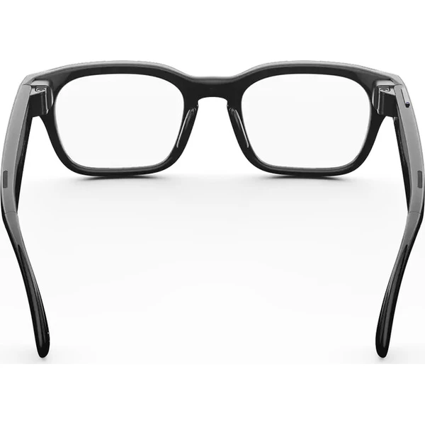 Meta Glasses Adventurer – Klasický čierny rám, priehľadné šošovky, štandardný a nastaviteľný mostík - AR okuliare - Obrázok d_340ecc79b393407d95b838b4413fe265