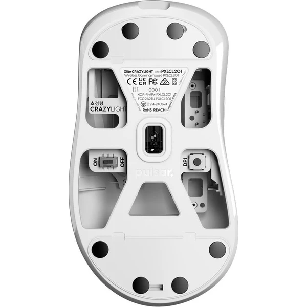Pulsar Xlite CrazyLight Medium bezdrôtová herná myš biela - Myši - Obrázok d_344d601a111b41f89e801e0a0b72b36d