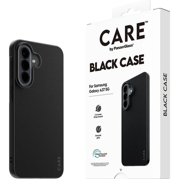 PanzerGlass® CARE Black Case kryt Samsung Galaxy A37 čierny - Puzdra - Hlavný obrázok