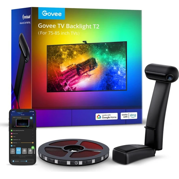 Govee DreamView T2 DUAL TV 75-85" SMART LED podsvietenie RGBIC - Inteligentné osvetlenie - Hlavný obrázok