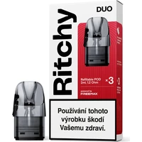 Ritchy DUO Pod Cartridge Pack (3ks) 1.2ohm - Cartridge pre elektronické cigarety