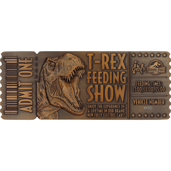 E-shop Replika Fanattik vstupenky Jurassic Park - Feeding Show Ticket Limited Edition