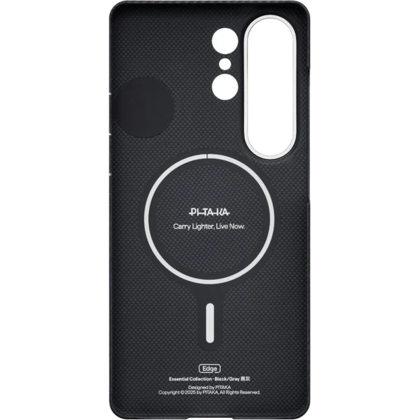 Pitaka Edge Case MagSafe kryt Samsung Galaxy S26 Ultra Black/Grey Twill - Puzdra - Obrázok d_3630d5da45c84142a7759f15d7b2934d