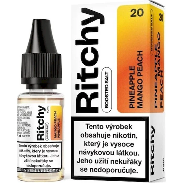 Ritchy Salt Ananás Mango Broskyňa 20 10ml - E-liquidy - Hlavný obrázok