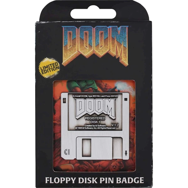 Fanattik odznak Doom - Floppy Disk Limitovaná edícia - Odznaky - Obrázok d_37031762c6f34135ab97adc90aa7c6ad