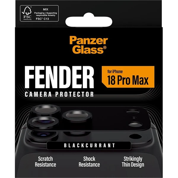 PanzerGlass FENDER hliníková ochrana fotoaparátu iPhone 18 Pro Max Black - Ochranné fólie a sklo - Obrázok d_37b0a206d2fa4cffa5c41f18f726f9a3