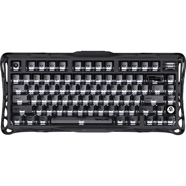 GravaStar Mercury K1 Stealth Black herná klávesnica - Klávesnice - Hlavný obrázok