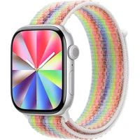 Apple Watch 49/46/45/44mm Pride Edition prevliekací športový remienok - Remienky