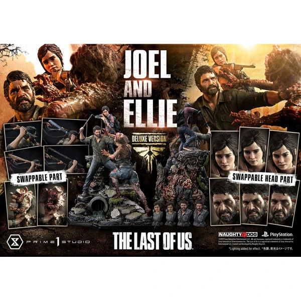Socha The Last of Us Part I Ultimate Premium Masterline Series Joel & Ellie Deluxe Bonus Versal verz - Sochy a sošky - Obrázok d_38035bd53f6048d4a3453baac8cb3fb7