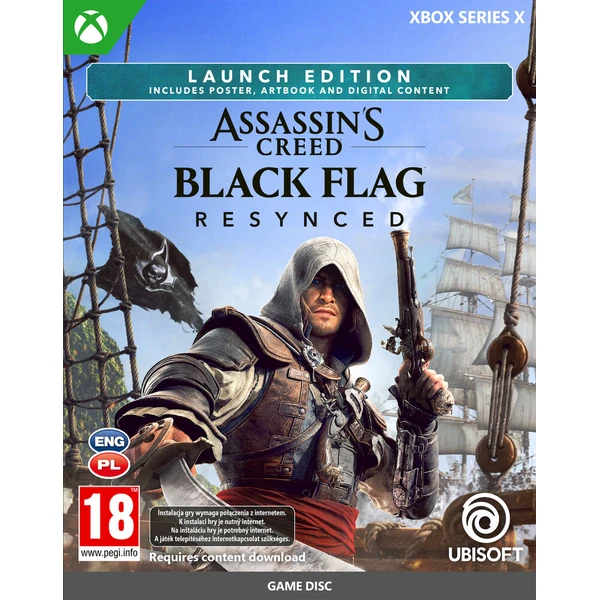 Assassin’s Creed: Black Flag Resynced Launch Edition (XSX) - Hry na Xbox Series - Hlavný obrázok