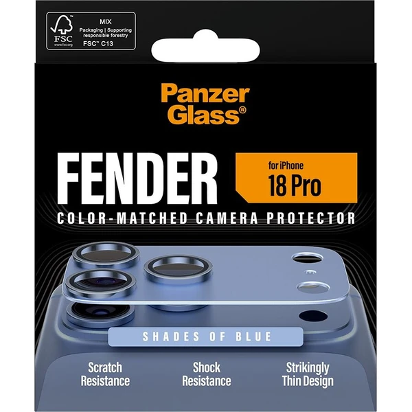 PanzerGlass FENDER hliníková ochrana fotoaparátu iPhone 18 Pro Shades of Blue - Ochranné fólie a sklo - Obrázok d_3871be605020430c939b2366e3018847