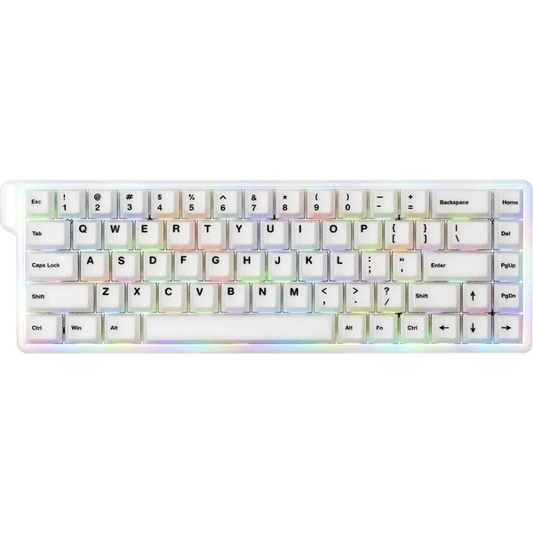 Akko MonsGeek Verve68 HE Akko Flash (US) biela - Klávesnice - Hlavný obrázok