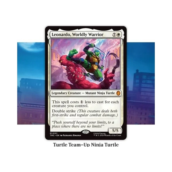 Magic: The Gathering - Teenage Mutant Ninja Turtles Turtle Team-Up - MTG karty - Obrázok d_3890847d42664350baed090477b8a27f