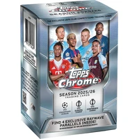 Fotbalové karty Topps Chrome UEFA Club Competitions 2025-26 Value Box - Futbalové karty