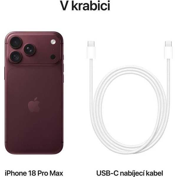 Apple iPhone 18 Pro Max 2TB burgundsky červená - Mobilné telefóny - Obrázok d_39ce193f681148e98549d57fc14b5566