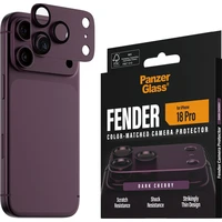 PanzerGlass FENDER hliníková ochrana fotoaparátu iPhone 18 Pro Dark Cherry - Ochranné fólie a sklo