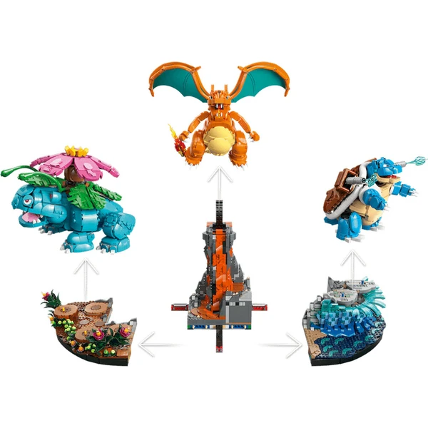 LEGO Pokémon 72153 Venusaur, Charizard a Blastoise - LEGO - Obrázok d_3b02d6a042894c2d814c06859592569d
