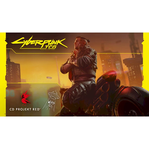 Cyberpunk TCG - Vitajte v Night City Booster - Zberateľské karty a nálepky - Obrázok d_3b337f379545422faa512342955153c8