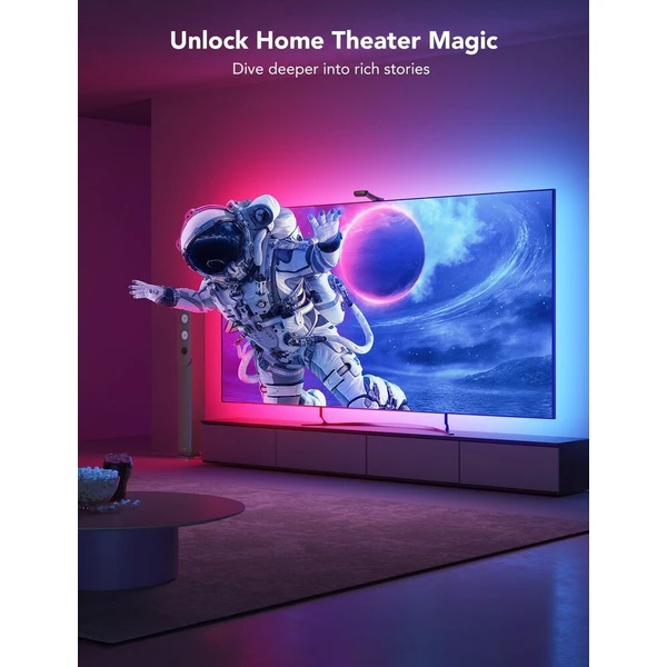 Govee DreamView T2 DUAL TV 75-85" SMART LED podsvietenie RGBIC - Inteligentné osvetlenie - Obrázok d_3b649b0c284e4e2eb03110114ea67bf2