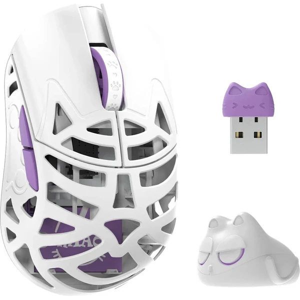 WLmouse Beast Miao bezdrôtová herná myš biela - Myši - Obrázok d_3b7f92a348674bb58ad5a1d3afe38749