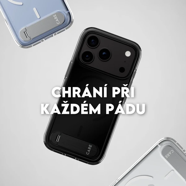 PanzerGlass CARE KickStand MagSafe kryt Apple iPhone 18 Pro/17 Pro Smokey kouřový/černý - Puzdra - Obrázok d_3b95ba4c8782454d9ec13960fe7169fa
