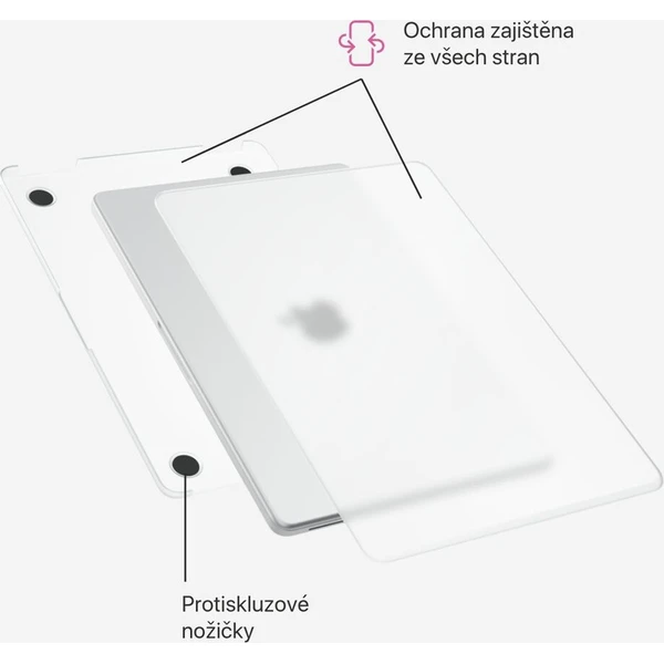 iWant Slim Shell puzdro pre MacBook Neo 13" matná transparentná - Puzdra - Obrázok d_3bb8bdf5842241b3a4847d3b9994bc7c
