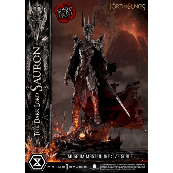 Socha Lord of the Rings Museum Masterline 1/3 The Dark Lord Sauron Bonus Version 117 cm - Sochy a sošky - Hlavný obrázok