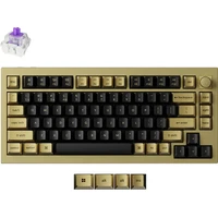 Keychron Q1 HE Gateron Double-Rail Nebula bezdrôtová herná klávesnica (US) medená - Klávesnice
