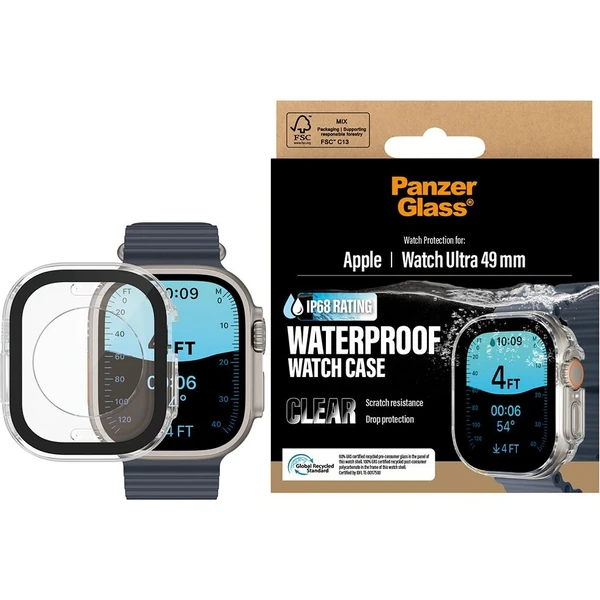 PanzerGlass Waterproof kryt s ochranným sklem Apple Watch Ultra čirý - Puzdra - Obrázok d_3c00e12d32d5471086a0c88011aaf377